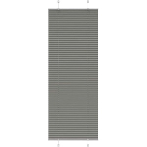 vidaXL Плисирана щора Антрацит 80x200 cm Ширина на плата 79, 4 cm (4015105)