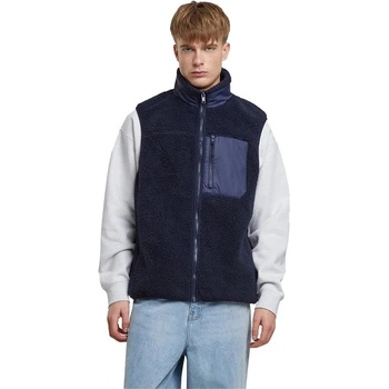 Urban classics Потник Urban classics Sherpa vest - Blue (Navy)