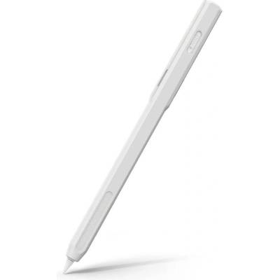 Spigen DA201 Apple Pencil 2 Silicone Clip Case - силиконов калъф с щипка за Apple Pencil 2 (бял)