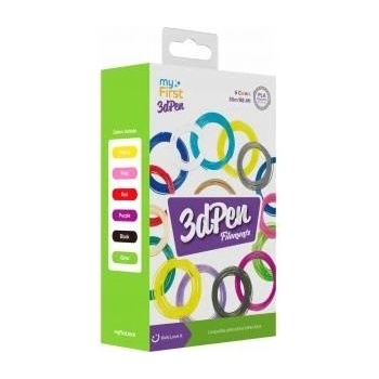 NoboKids Filament Refills 6x 5m Filament for 3D PEN Artis MyFirst PLA 1.75mm / Warm Colors / FP8001AC-WC01
