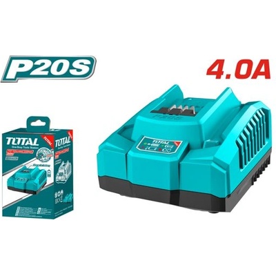 TOTAL Зарядно устройство за Li-Ion батерии TOTAL INDUSTRIAL, 20 V, 4 A (TL IND TFCLI20411E)