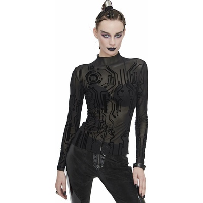 Devil fashion тениска дамска с дълъг ръкав devil fashion - tt172