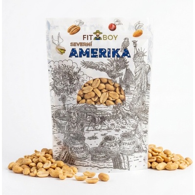 FITBOY Arašídy pražené nesolené 500 g