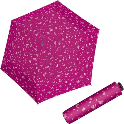 Doppler Zero 99 Minimally fancy pink deštník ultralehký skládací tm.růžový