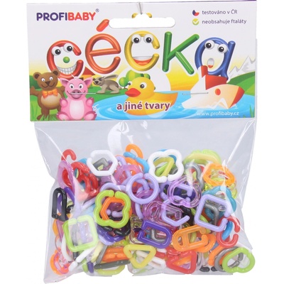 ProfiBaby Céčka farebná a jiné tvary 150 ks
