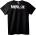 NOONEBRAND Тениска с лого НЕ МЕ ЕБЕ - 2XL, White