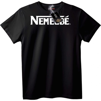 NOONEBRAND Тениска с лого НЕ МЕ ЕБЕ - 2XL, White