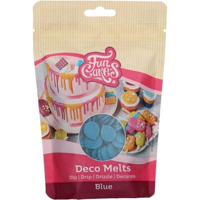 FunCakes Deco Melts poleva tmavě modrá 250 g
