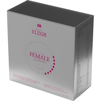 FA Nutrition Beauty Elixir - Female Support | Complete Multivitamin Formula for Menstrual Cycle Days [22 + 8 Пакета]