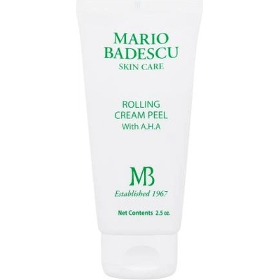 Mario Badescu Cleansers Rolling Cream Peel With A. H. A кремообразен пилинг за лице 75 ml за жени