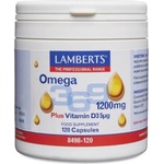LAMBERTS Хранителна добавка Omega 3, 6, 9, Lamberts Omega 3 6 9 1200mg 120caps