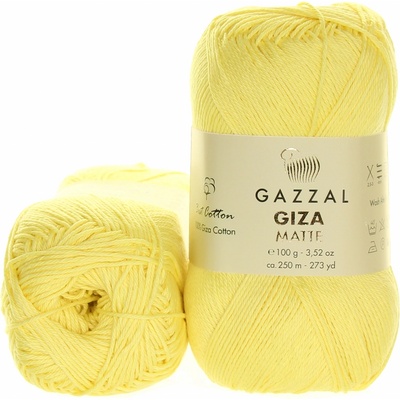 Gazzal Giza Matte 5559 světle žlutá