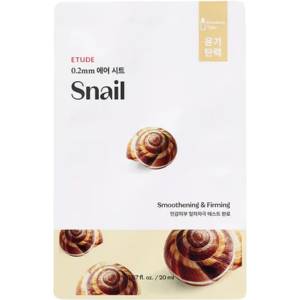 Etude 0.2 Therapy Air Mask Snail - Лист-маска против бръчки с екстракт от охлюв 1бр. /20мл