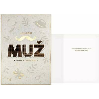 Přání srdečné pro muže Nejlepší muž