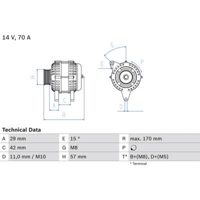 Alternátor BOSCH 0 986 049 960