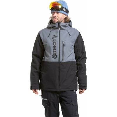 Meatfly мъжко SNB & SKI яке Manifold Dark Grey / Black Meatfly | Cheren | МЪЖЕ | S