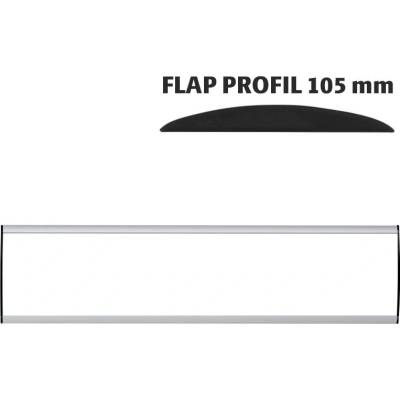 A-Z Reklama CZ Orientační nástěnná tabulka 105 × 500 mm - Flap Profil – kód UDS105NA50