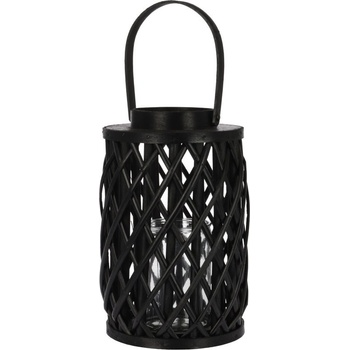 PROGARDEN Lampáš na sviečku 30 cm čierna vŕba