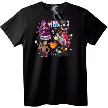 NOONEBRAND Тениска Halloween Вещици и Призраци - L, Black