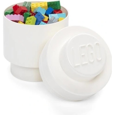 LEGO® úložný box guľatý o12,3 x 18,3 cm žltá