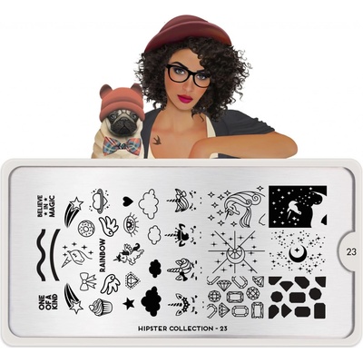 Image destička MoYou Hipster 23 – Zboží Dáma