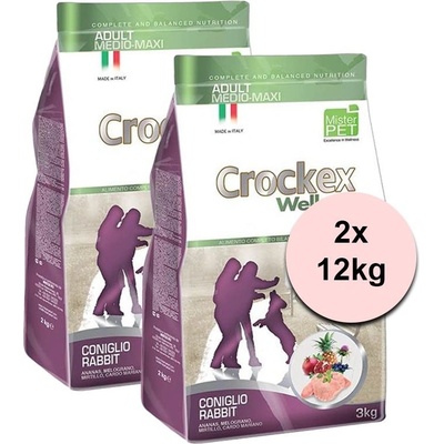 Crockex Adult Rabbit & Rice 2 x 12 kg