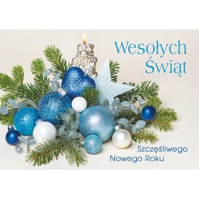POHĽADNICA LAURKA SVIATKY Vianoce + OBÁLKA + OBLÁTKA B6BO_GW_263