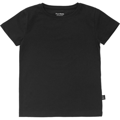 Pure Waste Tričko KDTS krátký rukáv dětské COT74KDTS002ub-black Černá