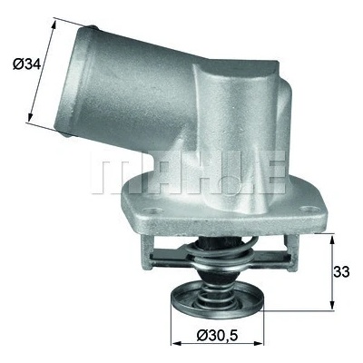 Termostat, chladivo MAHLE TI 132 92D