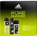 Adidas Pure Game Dárková sada pánský deodorant 75 ml, deospray 150 ml a sprchový gel 250 ml