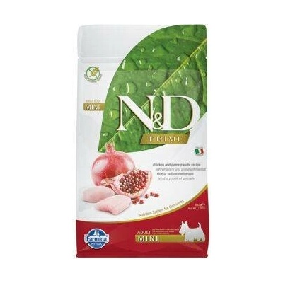 N&D Prime Dog Adult Mini Grain Free Chicken & Pomegranate 2 x 0,8 kg