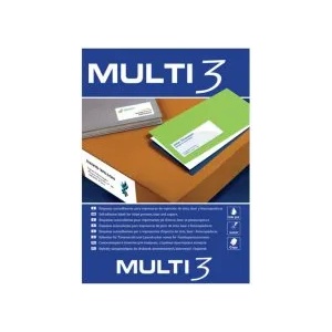 Multi 3 Самозалепващи етикети 63.5х46.6мм 100 листа