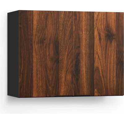 Blumfeldt WoodVista Висок шкаф, Soft-Close, алуминиеви дръжки, устойчиви материали (JOY-WVH800BW) (JOY-WVH800BW)