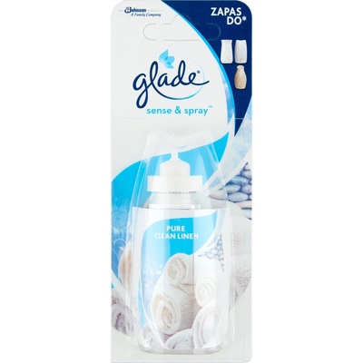 Glade náhradní náplň do osvěžovače vzduchu Sense&Spray Pure Clean Linen 118 ml