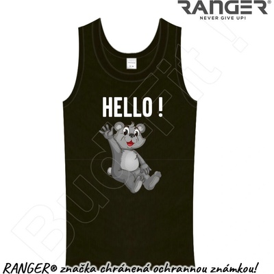 Ranger tielko motív Hello! čierna