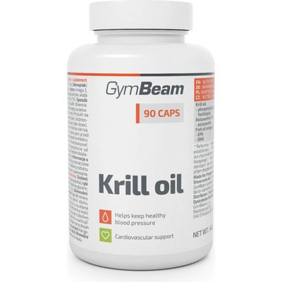 GymBeam Krilový olej 90 kapsúl