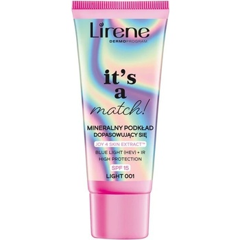 Lirene It's a Match! Mineral Foundation SPF15 001 Light fluidní make-up 30 ml