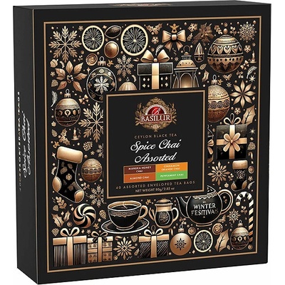 BASILUR Christmas Spice Chai Assorted 40 ks