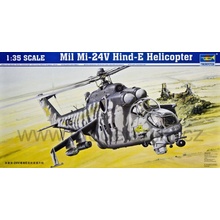 Trumpeter slepovací model Mil Mi-24V Hind-E Helicopter 1:35