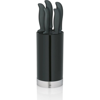 Kela (Германия) Комплект от 5 броя ножове kela acida в черен блок (kela 11287)
