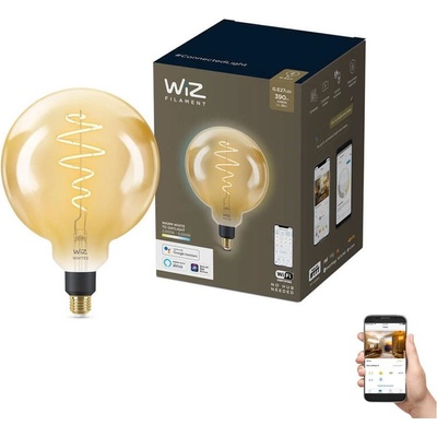WiZ LED Stmievateľná žiarovka VINTAGE G200 E27/6W/230V 2000-5000K CRI 90 Wi-Fi
