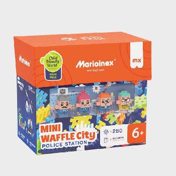Marioinex Мини вафлен конструктор Marioinex " Полицейско управление" , 280 части (905 852)