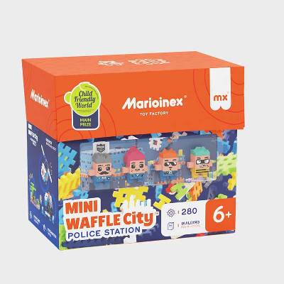 Marioinex Мини вафлен конструктор Marioinex " Полицейско управление" , 280 части (905 852)