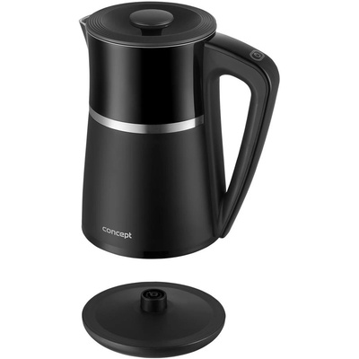 Concept Електрическа кана Concept RK3100, 1.7 L, 2200W, черна (8595631054727)