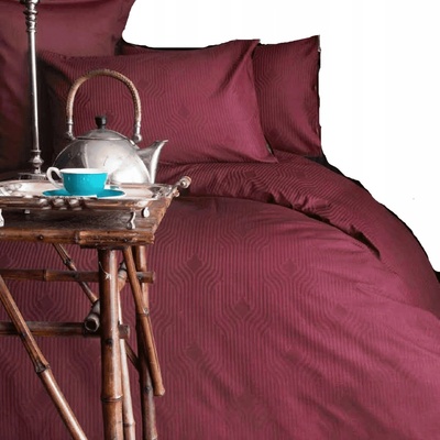 Issimo Home Obliečky Botilo vínová 4x50x70 200x220 + PLACHTA 260x270