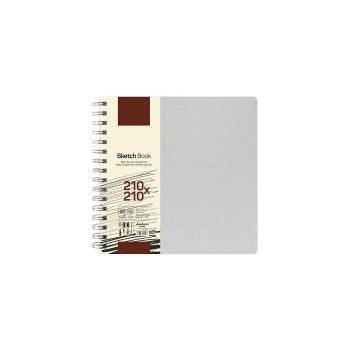 Image 1 of Drasca Скечбук спирала 21х21см 120г 80 листа