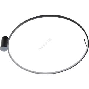 MAXlight w0437 - led плафон за баня visual led/28w/230v 80 см ip44 черен (ma0179)
