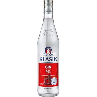Nicolaus Klasik Gin 40% 0,5 l (čistá fľaša)