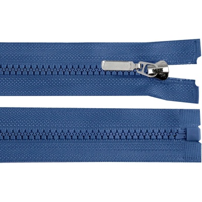 Stoklasa Kostěný zip No 5 délka 70 cm s ozdobným jezdcem Balení: 1 ks, Varianta: 220 modrá jeans tmavá 220 modrá jeans tmavá