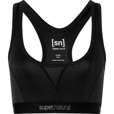 super. natural Дамски спортен сутиен super. natural Women's Tundra 220 Semplice Bra Sports bra - Jet Black (114-2951-0412)